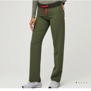 Limited Edition Dark Olive Livingston Figs Scrub Pants